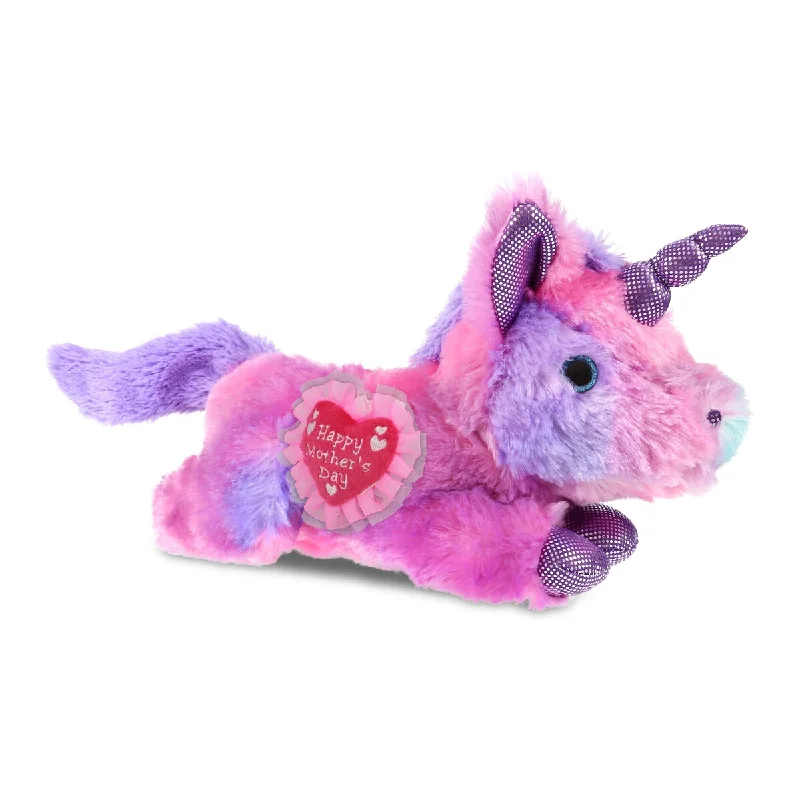 DolliBu Happy Mother’s Day Cotton Candy Plush Monday Pink Unicorn - 10.5 inches