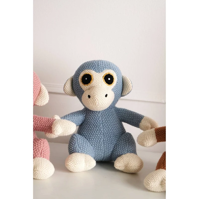 Expobazaar Soft Monk (Starling Blue) Stuffed Toy