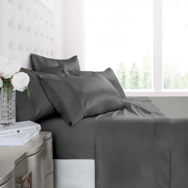 Italian Collection 4 Piece Satin Bed Sheet Set